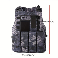Multifunctional Camo Vest For Outdoor Activities