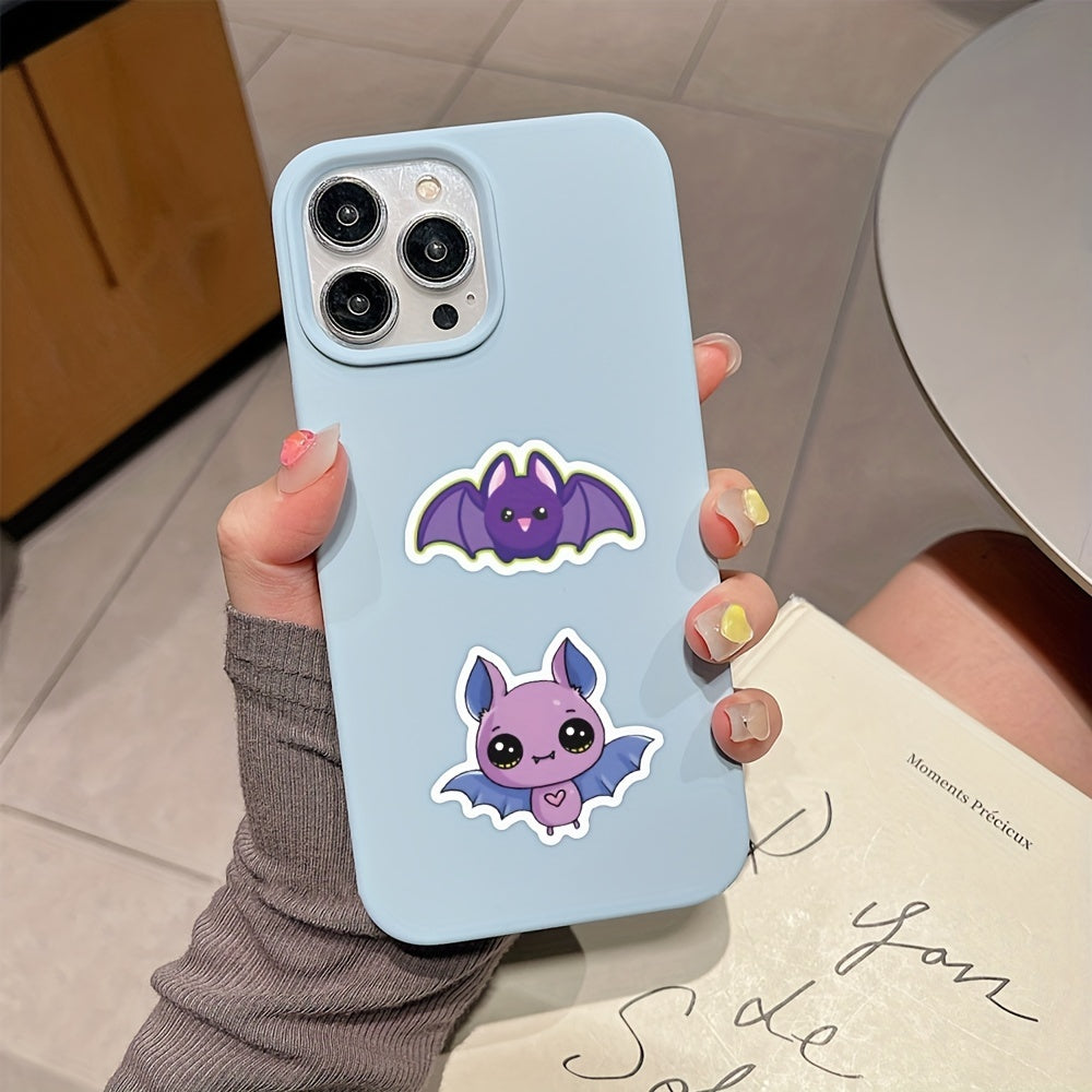 60pcs Cartoon Animals Bat Stickers Vinyl PVC Decorations For Party Supplies Gift