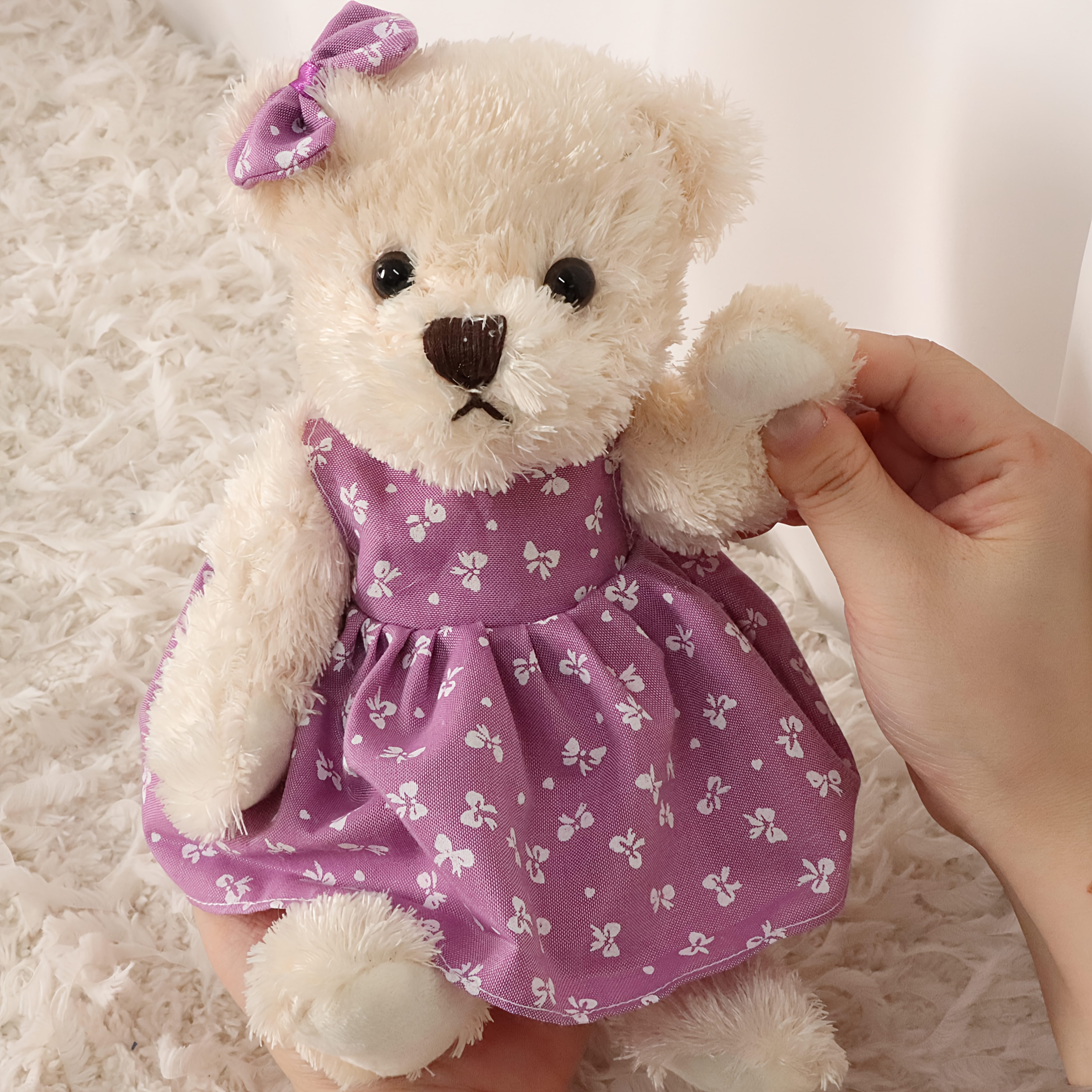 Small Soft Teddy Bear with Clothes Cartoon Stuffed Animal Teddy Bear Cuddle Toys