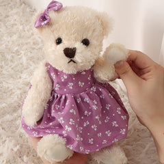 Small Soft Teddy Bear with Clothes Cartoon Stuffed Animal Teddy Bear Cuddle Toys