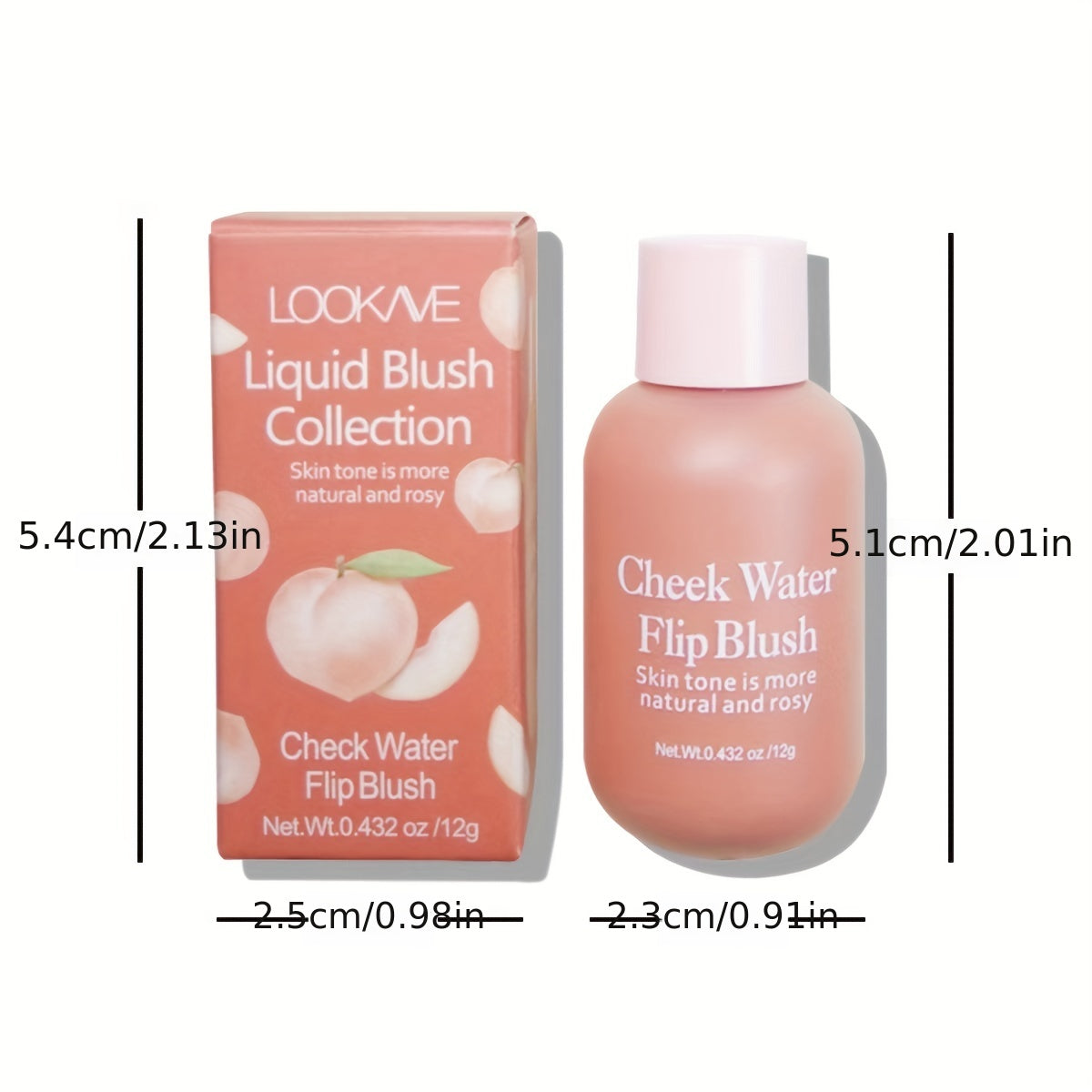 Liquid Blush Makeup Long Lasting Natural Look Moisturizing Formula