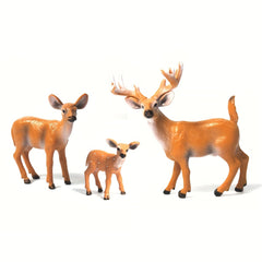 Wild Deer Model Toy Set for Kids, Halloween Christmas Decor