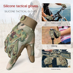 Retro Camo Touch Screen Full Finger Gloves