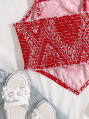 Kid's Paisley Camisole Spaghetti Straps Top