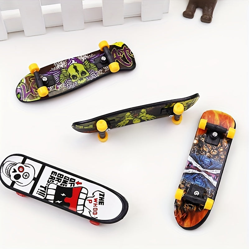 3pcs 5pcs Mini Finger Skateboard Set Creative Fingertip Movement Toy