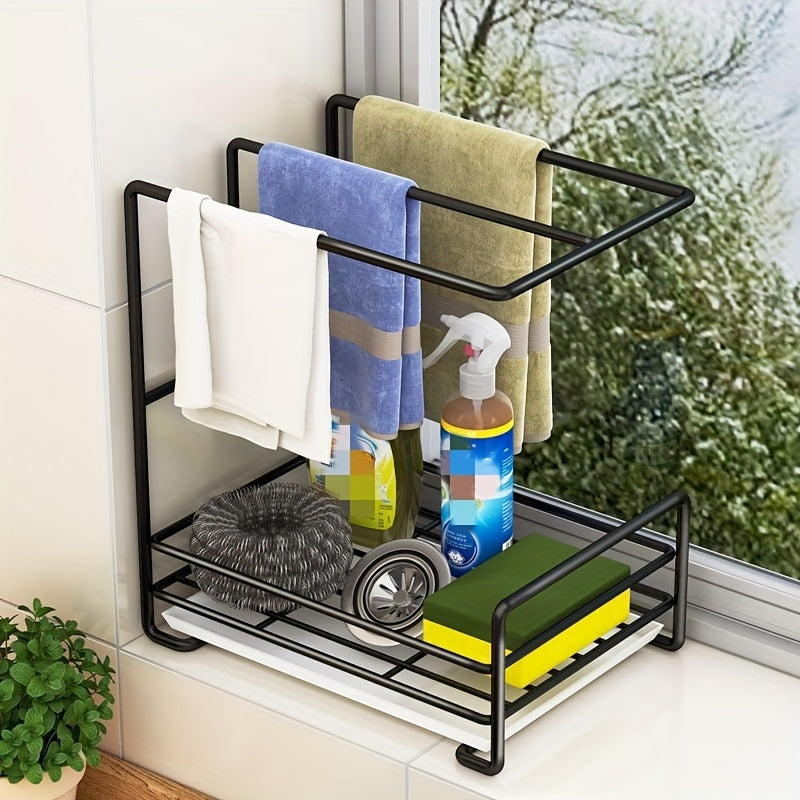 Kitchen Sink Shelves Countertop Storage Rack