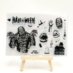 Halloween Zombie Silicone Stamp for DIY Painting