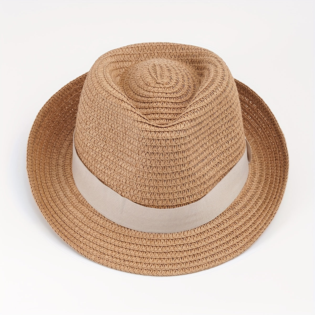 Straw Hat Summer Men's And Women's Beach Hat British Jazz Hat Top Hat