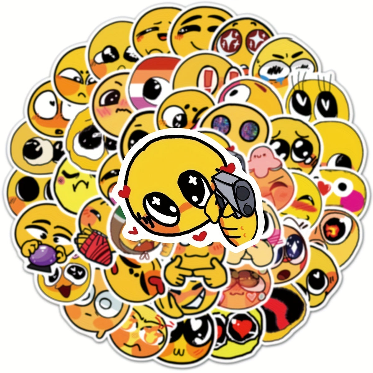 100pcs MEME Cartoon Stickers for Laptops and More