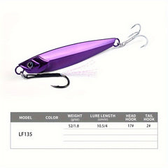 52g Metal Spoon Jig Fishing Lure for Freshwater & Saltwater Tackles