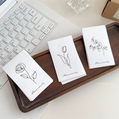 Tulip Sealing Sticker Rose Flower Leaf Self-adhesive Sticker