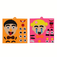 Kids Facial Expression Puzzle Stickers Educational Toy