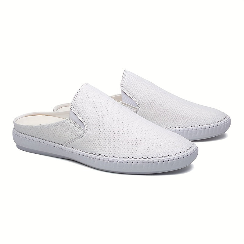 Men's Casual Slip on Mules Walking Slippers Backless Loafers