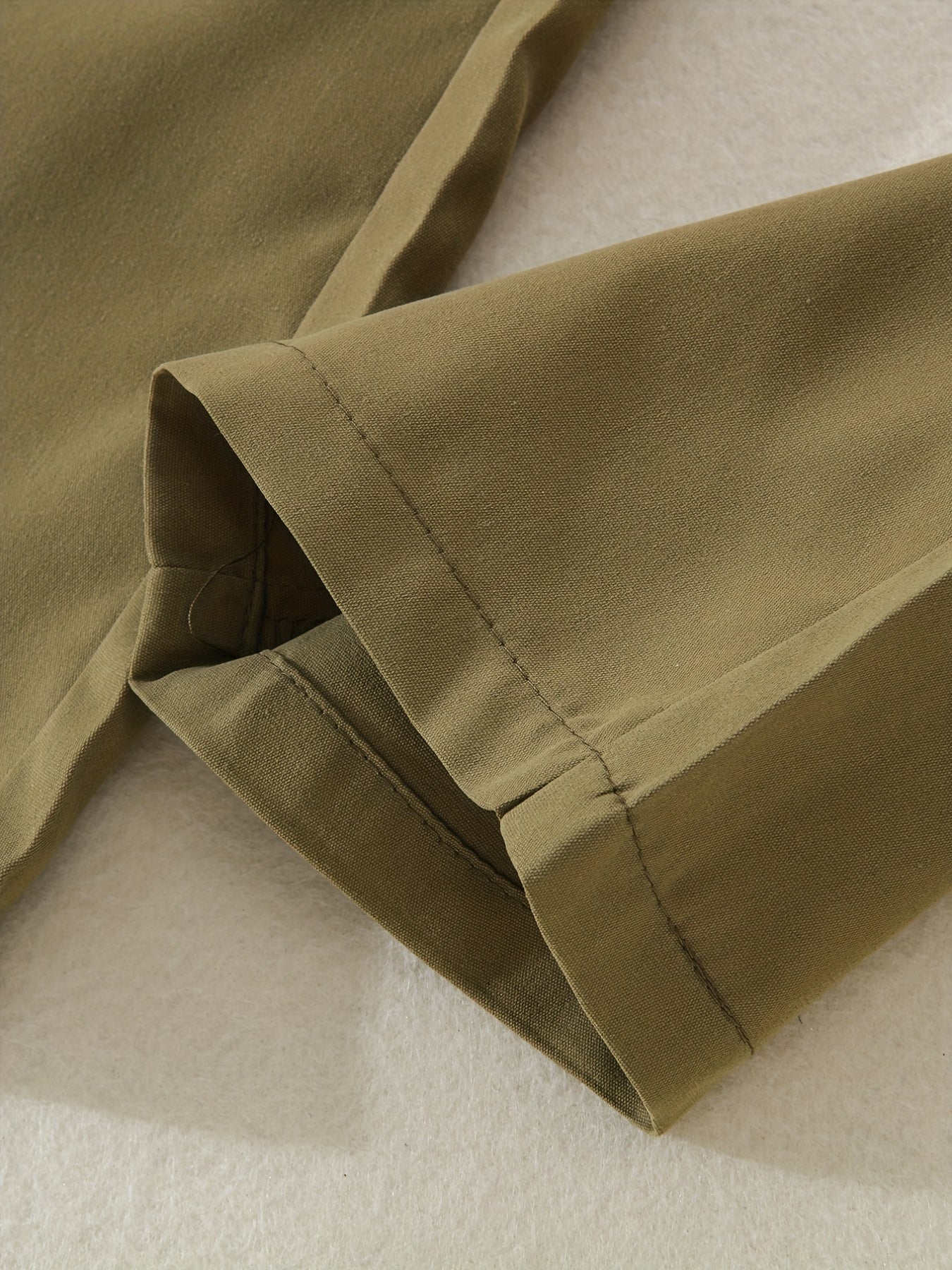 Girls Paperbag Waist Belted Cotton Casual Pants