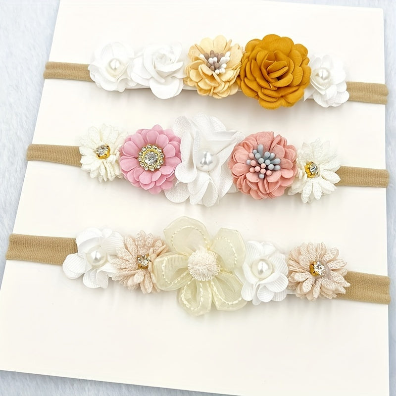 Soft Flower Headband for Baby Girls