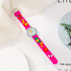 Girls Sunflower Butterfly Dragonfly Watch with Silicone Belt