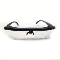 Men's Adjustable Reader Glasses 3-6 Diopter Casual Eyewear