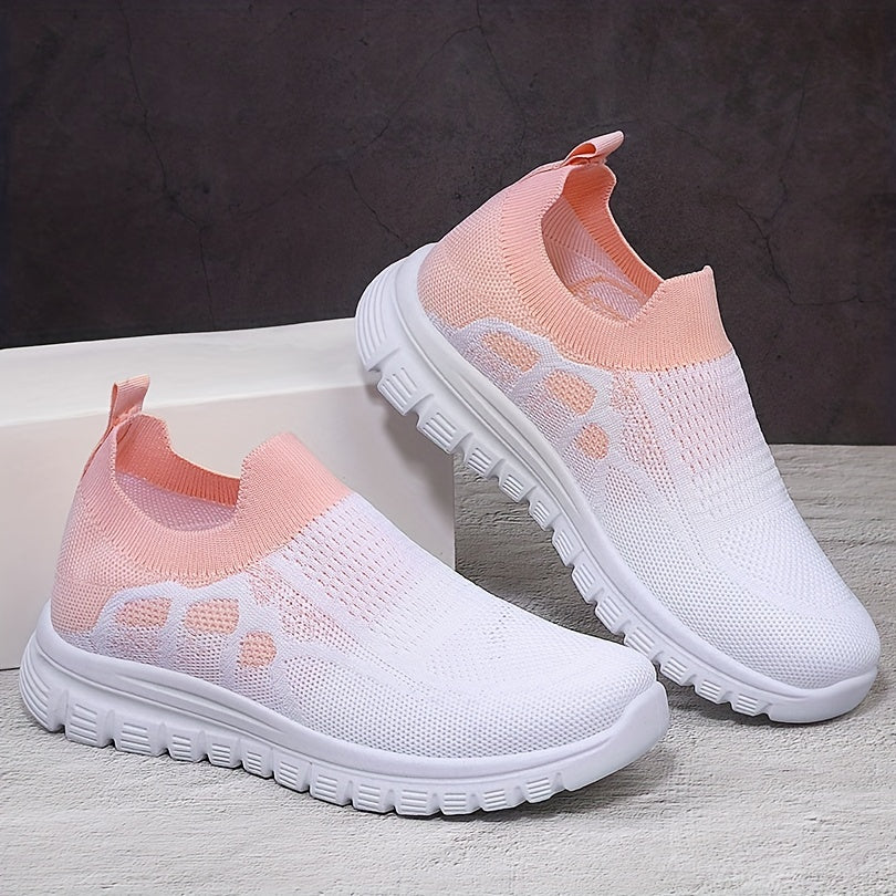 Ombre Soft Thick Bottom Heighten Running Shoes