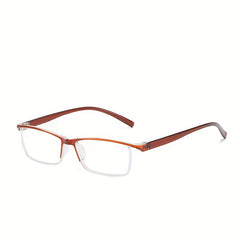 Light Blocking Half-Frame Presbyopia Glasses for Men and Women
