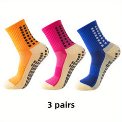 Polka Dot Sports Socks - Comfy & Breathable Non slip Women's Stockings