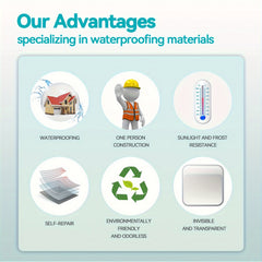 Transparent Waterproof Glue Toilet Kitchen Wall Roof Repair