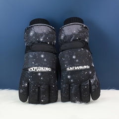 Warm Winter Ski Gloves - Touch Screen Cycling Gloves - Water Resistant