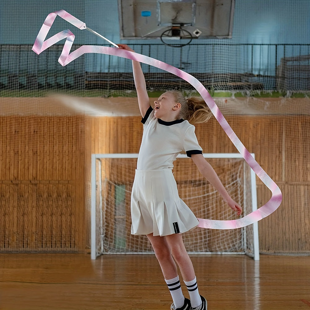 2 PCS Twirling Ribbons for Dance & Gymnastics
