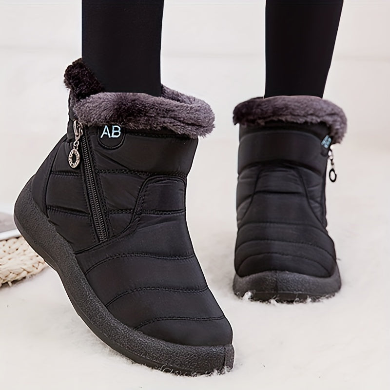 Women's Platform Snow Boots Warm Velvet Winter Comfy Boots