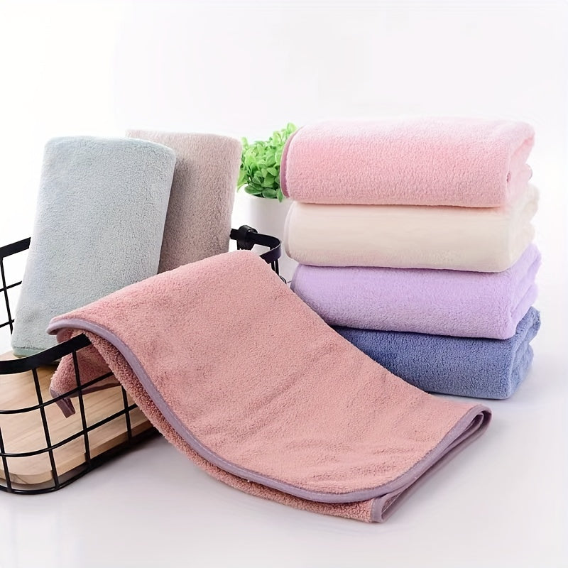 Soft Coral Fleece Hand Towel Absorbent Towel for Home Bathroom