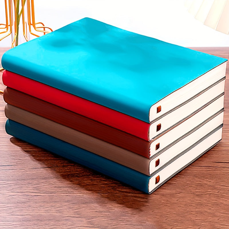 Soft Leather Notebook 120 Pages Waterproof Cover