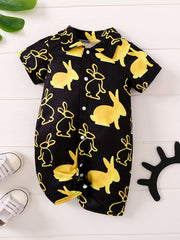 Baby Cotton Crop Sleeve Jumpsuit Romper Baby Clothes Easter