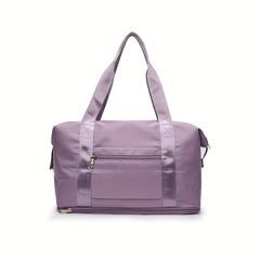 Purple Mommy Tote Bag Durable Travel Organizer for Diapers & Bottles