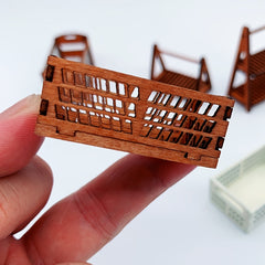 1:12 Dollhouse Mini Storage Basket Bread Food Dollhouse Decoration