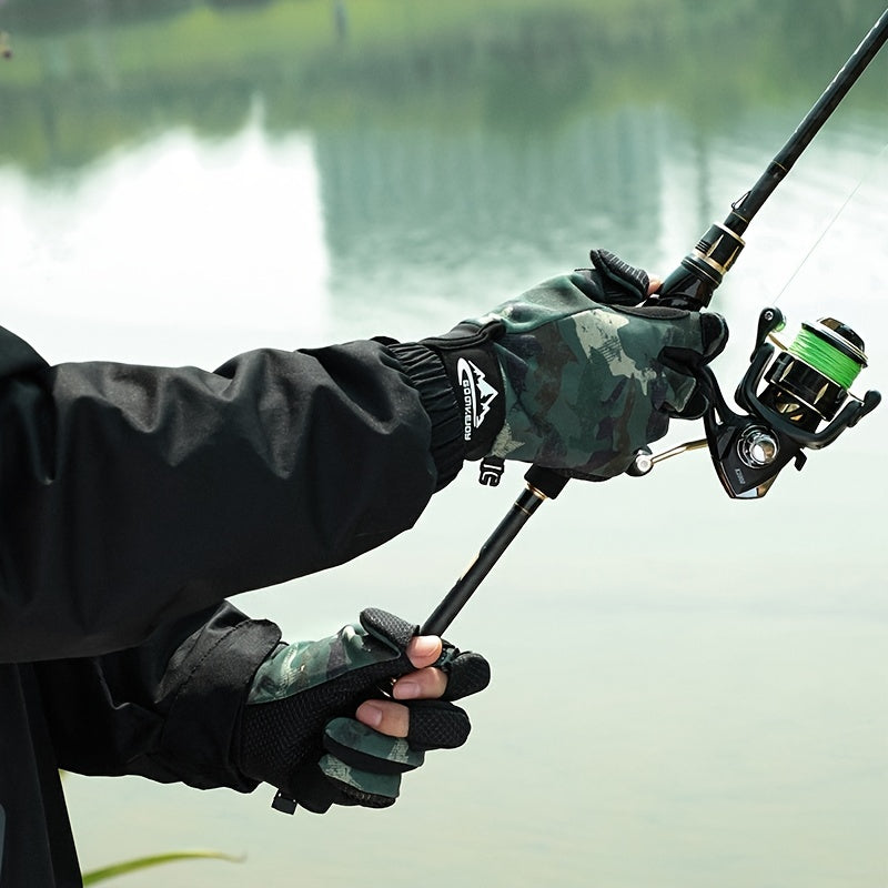 Touch Screen Fishing Gloves Non-slip Warm Gloves