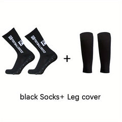 Professional Training Leg Sleeves & Football Crew Socks Bundle