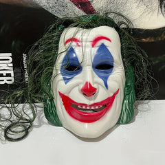 DC Joker Mask Realistic Clown Mask Halloween Carnival Horror Clown Mask