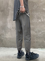 Men's Drawstring Cargo Pants Loose Jogger Pants