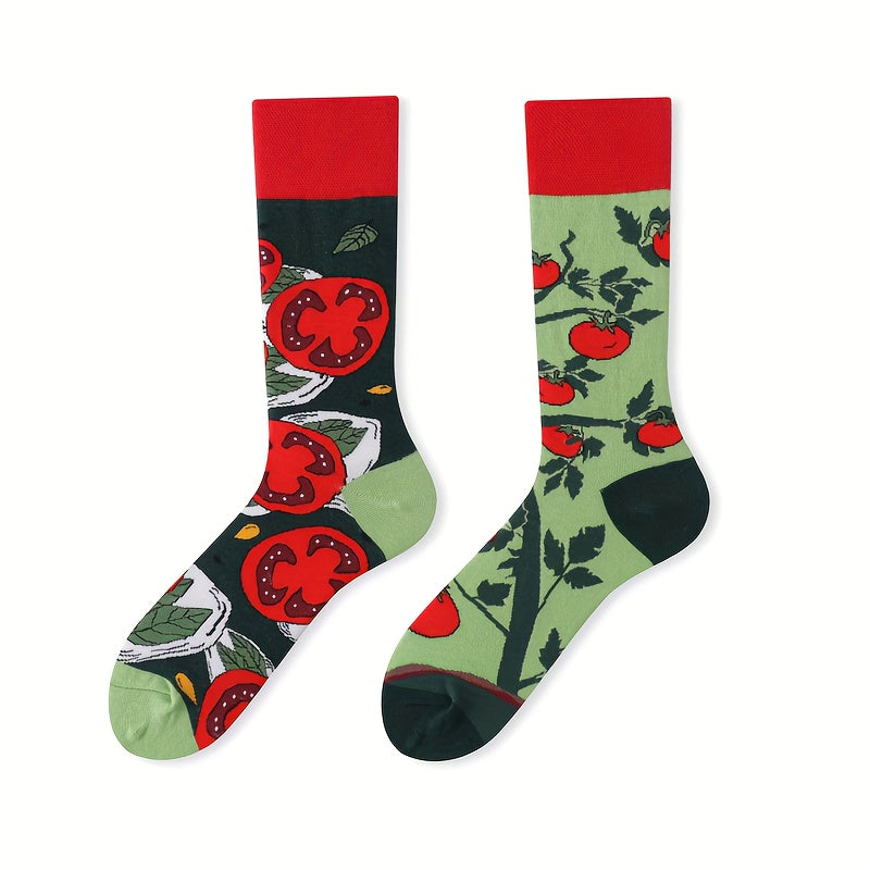 Colorful Funny Socks Novelty Crew Socks For Men Women Warm Thick Breathable Comf