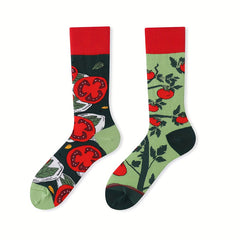 Colorful Funny Socks Novelty Crew Socks For Men Women Warm Thick Breathable Comf