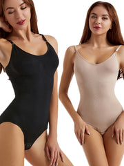 2 Pcs Bodysuit Tummy Control Butt Lifting Shaper