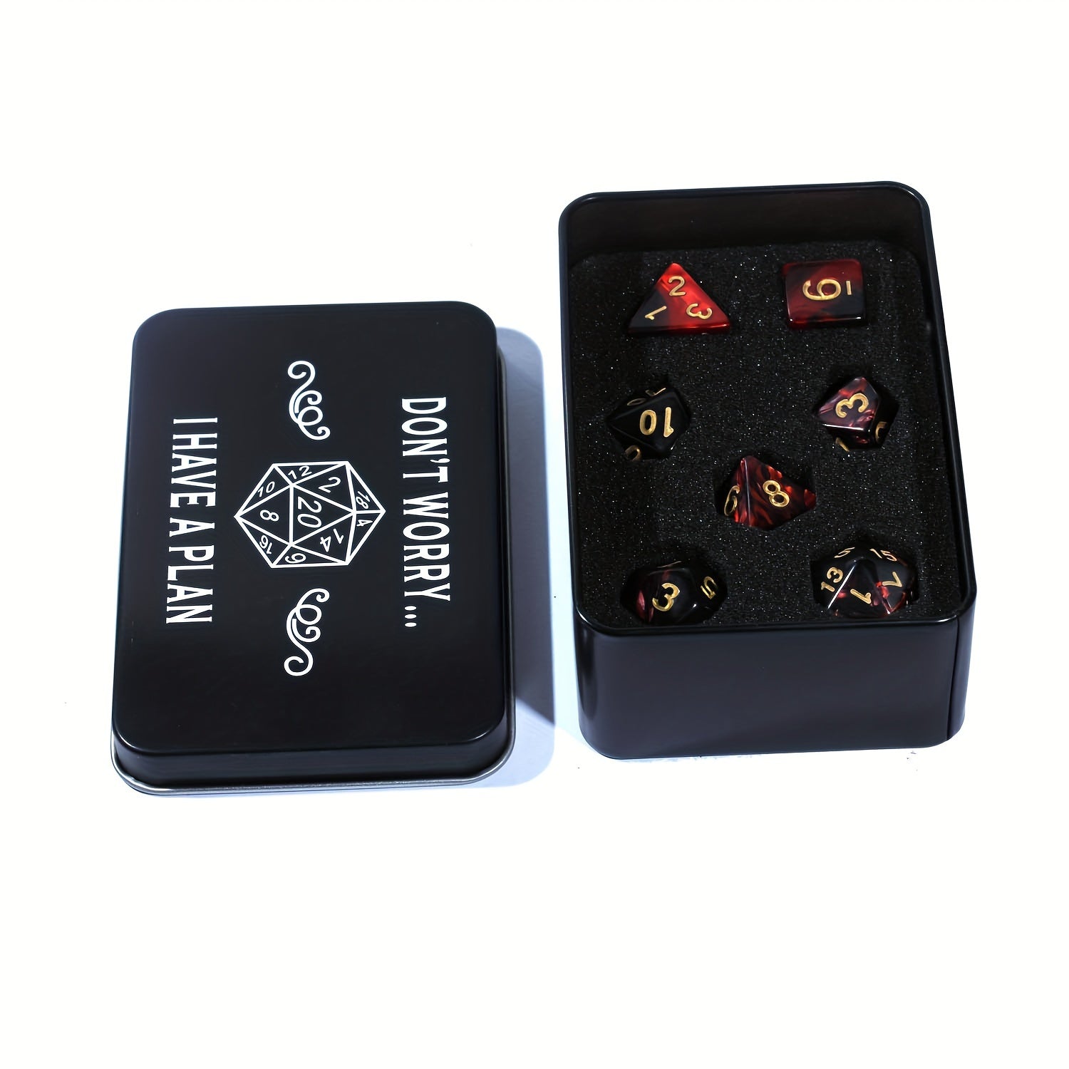Metal Dice Box for Storing, Collecting, and Gifting