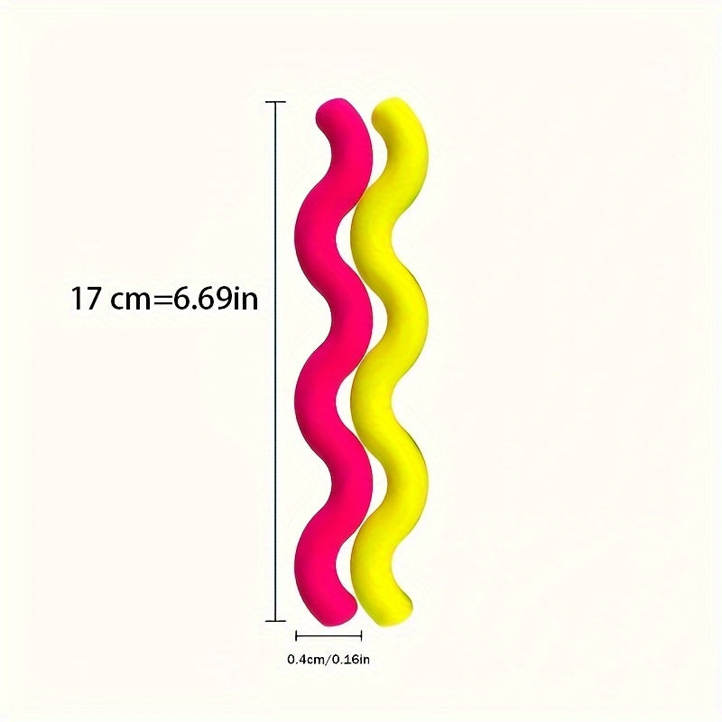 Mini Elastic Noodle Toy Mix Color Sensory Rope Halloween & Christmas Gift