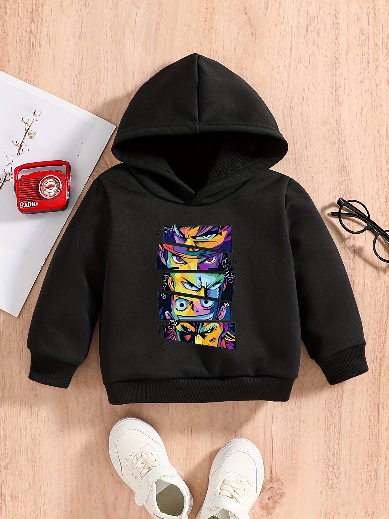 Anime Graphic Baby Boys Sweatshirt Hoodie