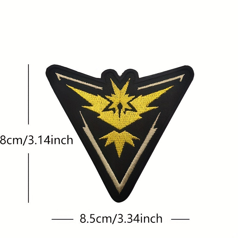 Flying Phoenix Patch Embroidered Morale Patches With Hook And Loop Fasteners