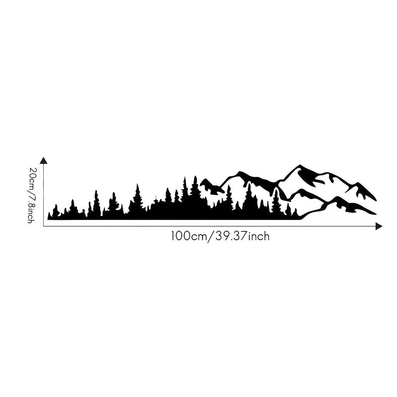 Mountain Tree Decal Sticker for RV Motorhome Truck
