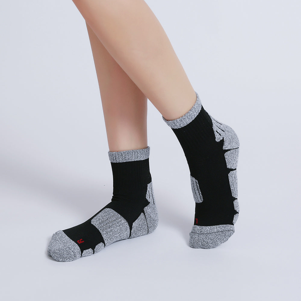 Men's Colorblock Sports Socks, Moisture Wicking