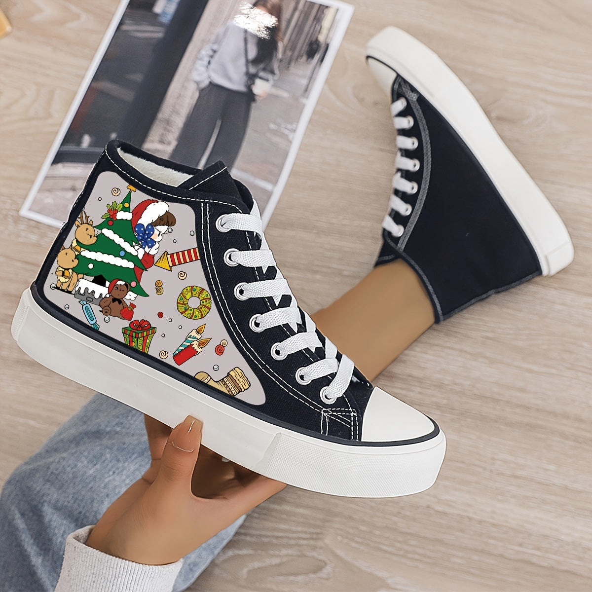 Plush Lined Thermal Canvas Sneakers
