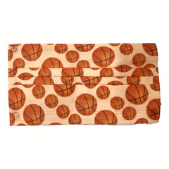 50pcs Floral Print Disposable Face Mask Safety Dustproof Masks