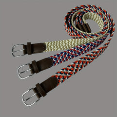 Elastic Belt Canvas Woven Twist Wax Rope for Girls & Youth