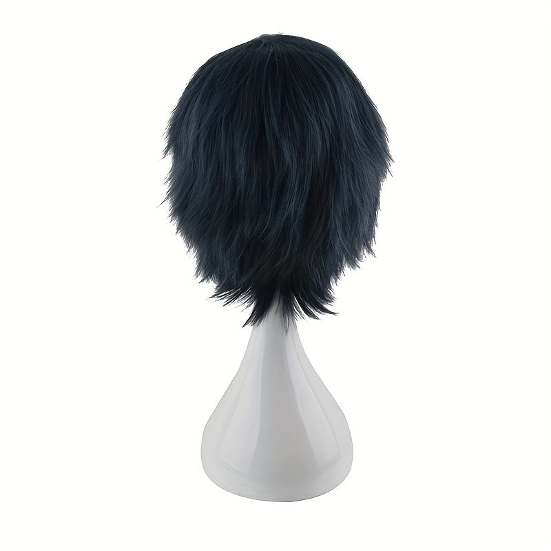 Men's Dress Up Short Wig With Bangs for Parties